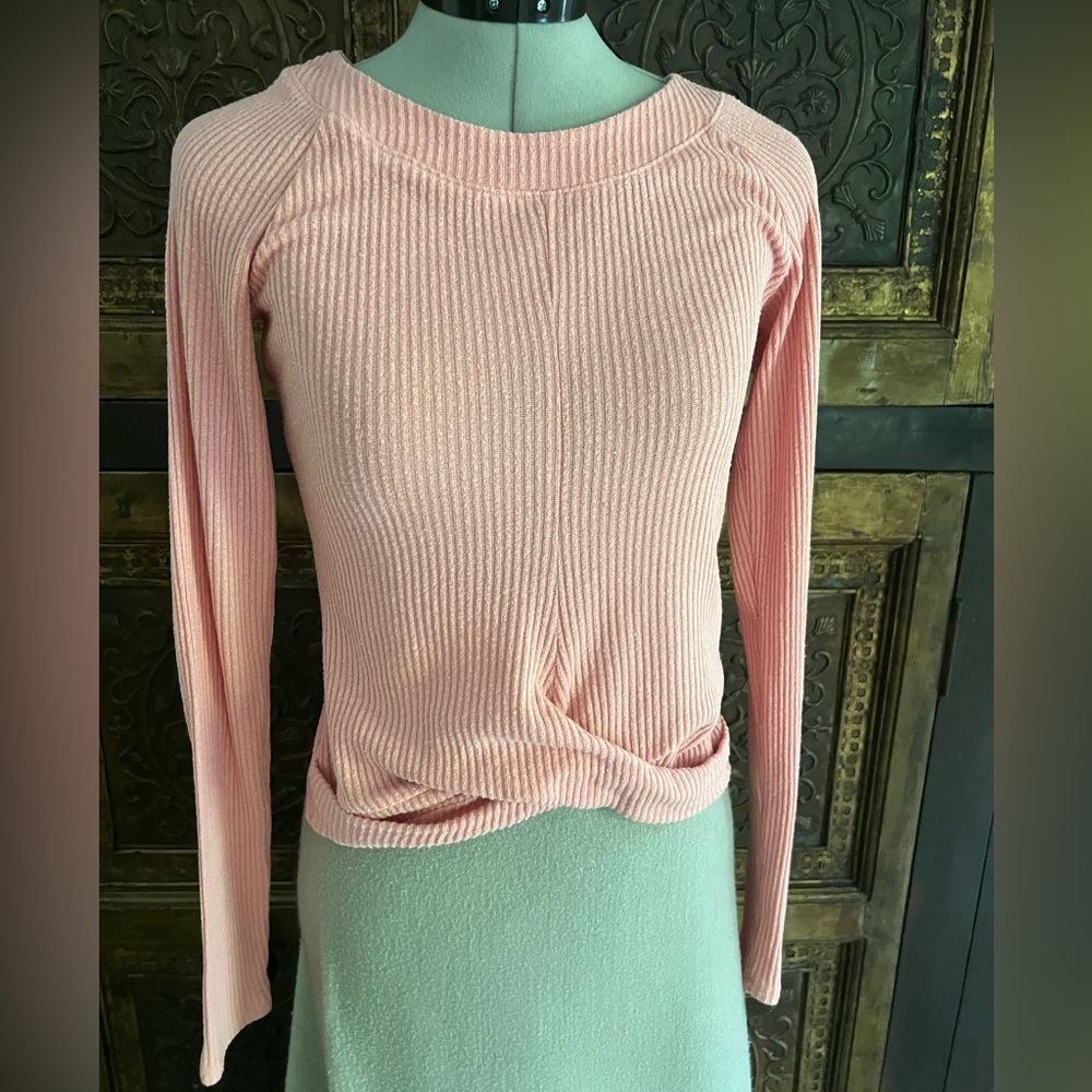 Abercrombie Kids, long sleeve pink top size 15/16